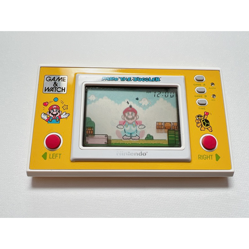 任天堂 GAME AND &amp; WATCH  Mario the juggler 1991 遊戲機 直接從日本 掌上型電玩