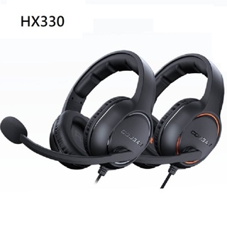 米特3C數位–COUGAR 美洲獅 HX330 黑色/黑橘 全罩式電競耳機