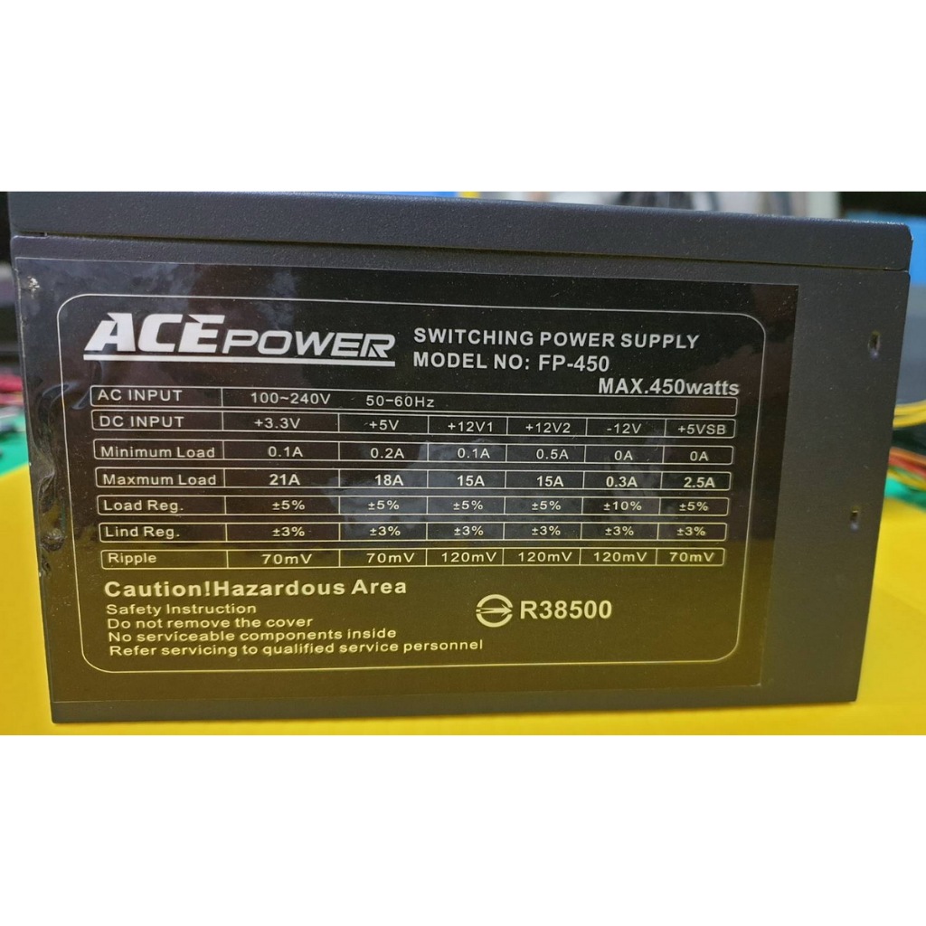 {土城} ACE POWER 450W電源供應器_良品