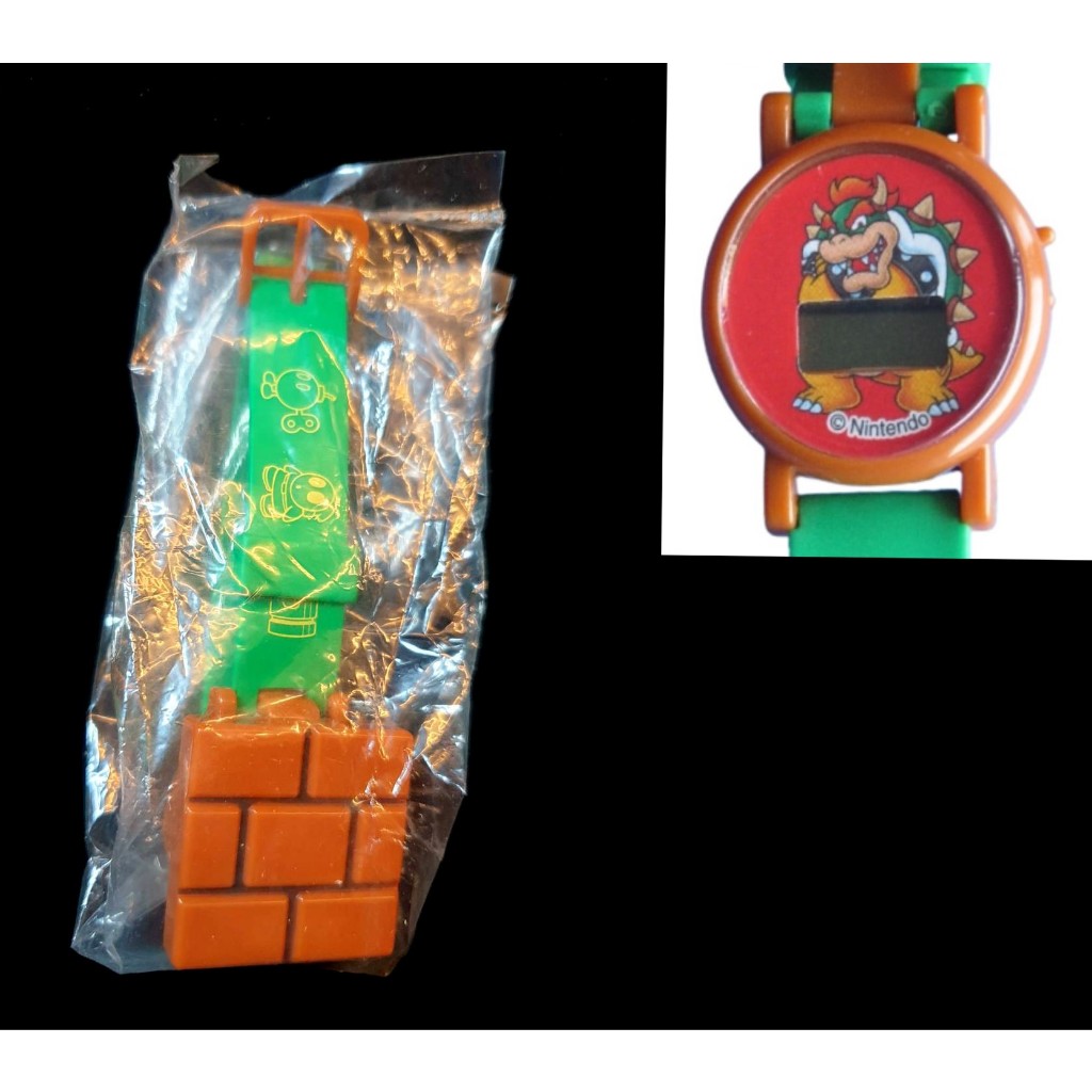 A-198 櫃 ： 庫巴 KOOPA 超級瑪利 MARIO 造型 電子錶 手錶 扭蛋 T-ARTS 2012　富貴玩具