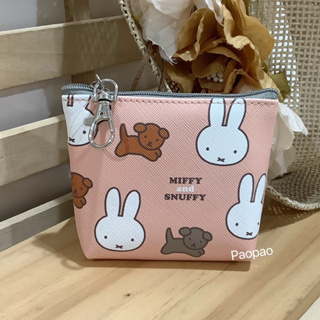 日本正版 miffy 米菲 米飛 米菲兔 米飛兔 PVC皮革 零錢包 囗紅包 拉鍊包 小物包 卡片包 包包吊飾 BA22