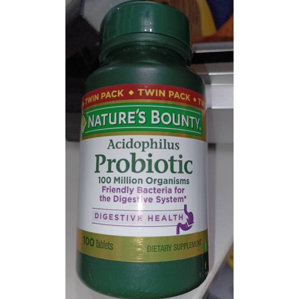 嗜酸性益生菌(2024/12)自然之寶 嗜酸菌(A菌)100錠 Nature's Bounty probiotic