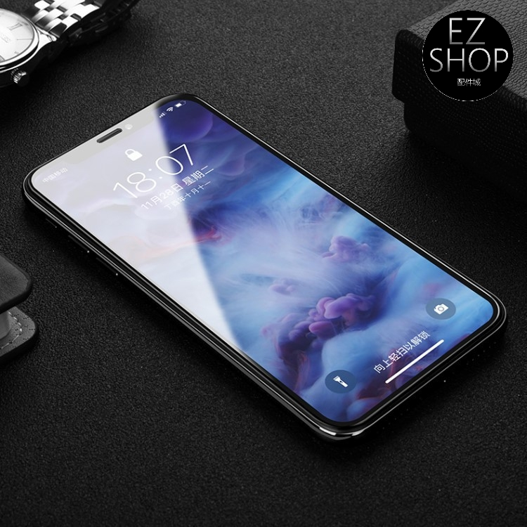 隱形膜 無瀏海 頂級滿版玻璃貼 iPhone 11 Pro Max iPhone11ProMax 全視界高硬度玻璃 5D