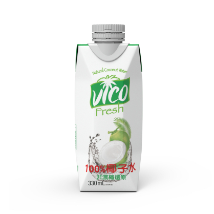 好吃好喝 § VICO 100% 皇椰 椰子汁 椰子 果汁 椰子水 輕巧瓶  330ml
