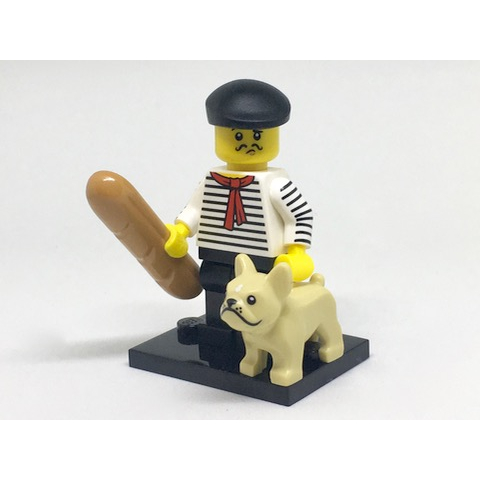 樂高人偶王 LEGO 第十七代人偶包#71018-9 法國人&amp;法鬥犬(全新)