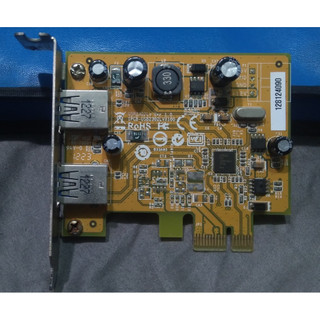 PCI-E 轉 USB3.0 2Port 獨立供電穩壓版 轉接卡 擴充卡