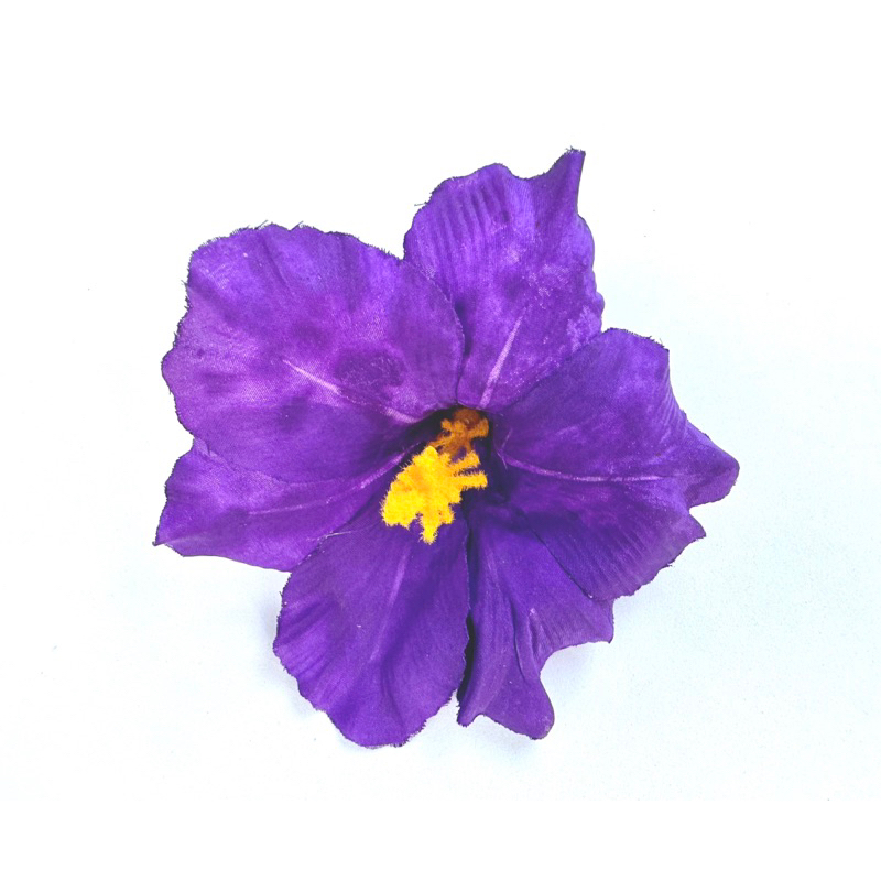 單朵大扶桑花髮飾（深紫色 Purple )髮夾 Single Hibiscus Clip 夏威夷進口 全新