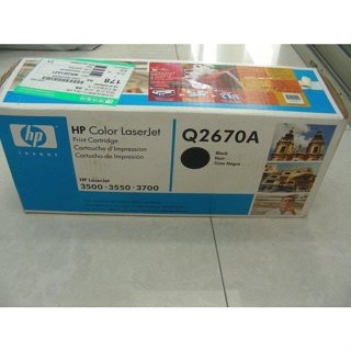 庫存品HP Q2670A原廠黑色碳粉匣HP 308A原廠 CLJ3500/3550/3700