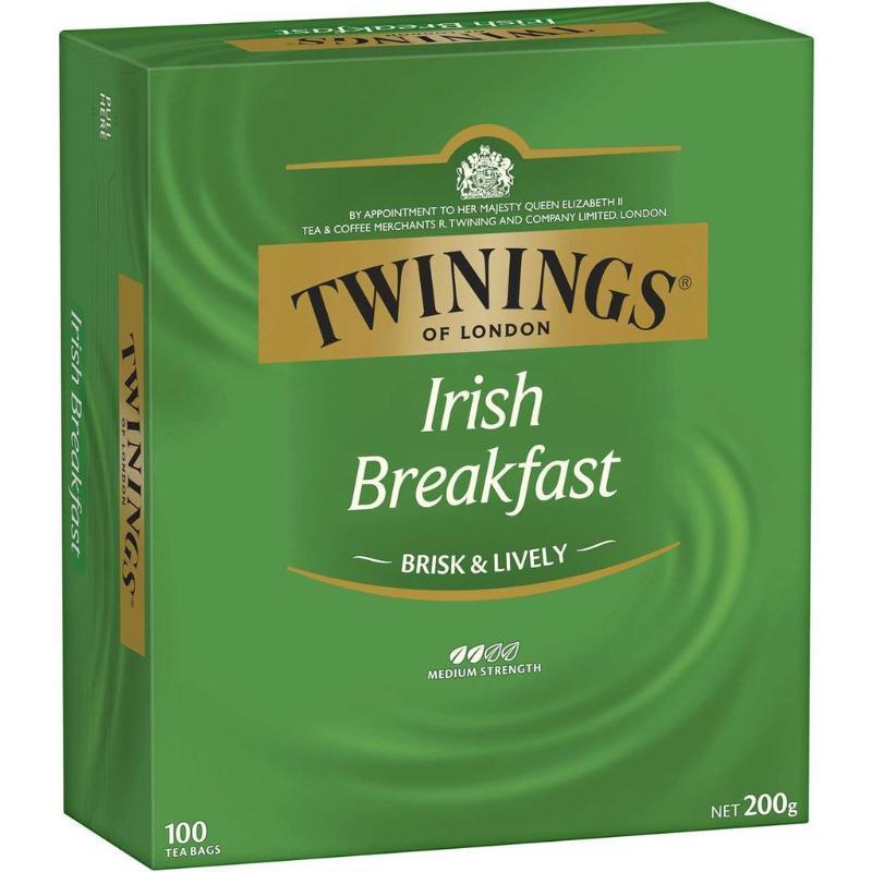 🇦🇺皇室御用-Twinings唐寧茶 愛爾蘭早餐茶 100入/盒 200g