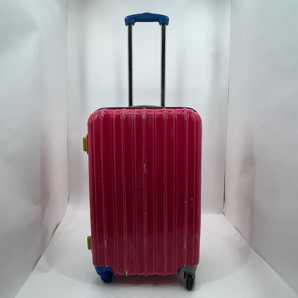 ❮二手❯ 英國 Slazenger 史萊辛格 22吋 繽紛馬卡龍撞色 旅行箱 行李箱 魅力紅 托運箱 可擴充 登機箱