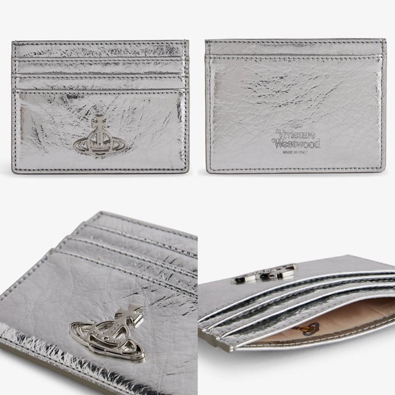 Vivienne Westwood 卡夾🪐銀色 金色 黑色 Y2K風格 牛皮 leather card holder ✨