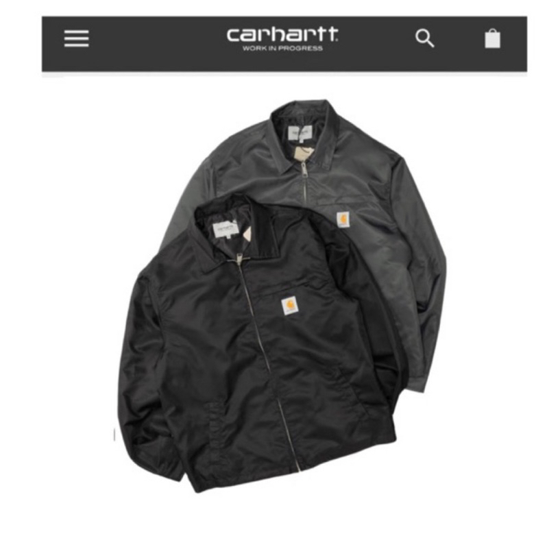 23 Carhartt Wip Menu Jacket 卡哈特 底特律 工裝外套 教練夾克 外套 薄款 正品代購 嗚嗚