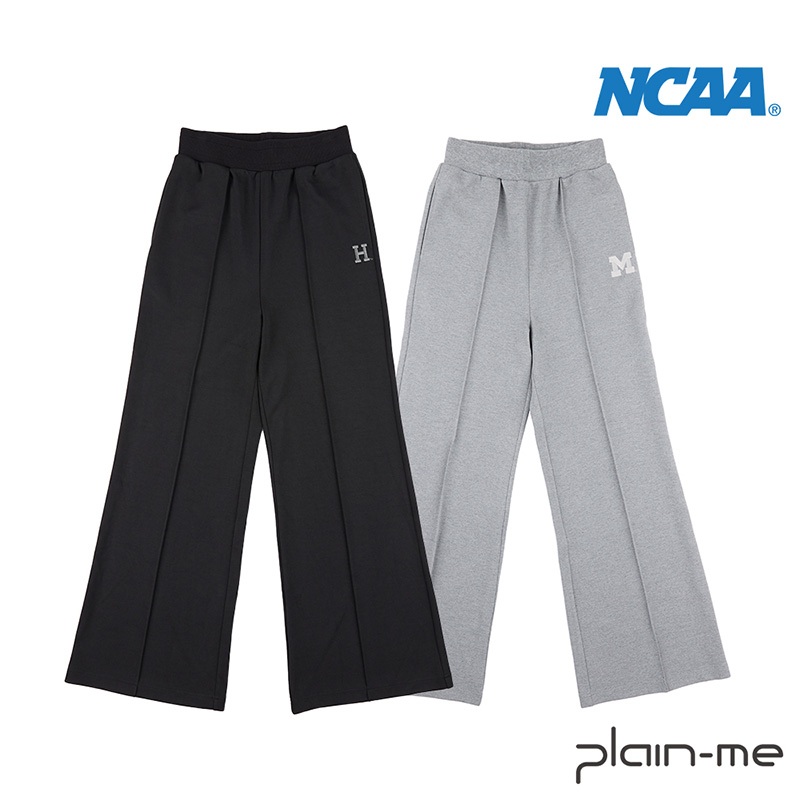 【plain-me】NCAA 女款寬壓線喇叭褲 NCAA1605-232 &lt;女款 長褲 褲子 運動褲&gt;