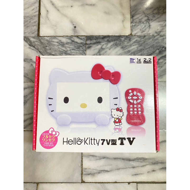 hello kitty 電視 車用螢幕 7V型TV 絕版 日版 三麗歐 公仔 收藏品 逸品 老物 稀有