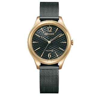 【CITIZEN 星辰】法式菱格時尚光動能腕錶 EM0509-87E 32mm 現代鐘錶