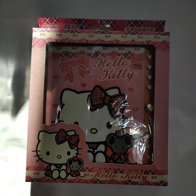 Hello Kitty密碼鎖日記本
