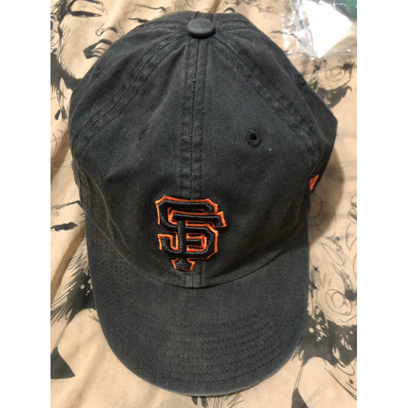 七成新 二手 古著 年代感 47 brand  Mlb SF 舊金山 巨人 Giants 老帽 棒球帽  cap