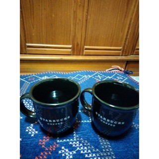 ☕（正品現量絶版）星巴克經典義式濃縮咖啡馬克杯30z（2個合售）