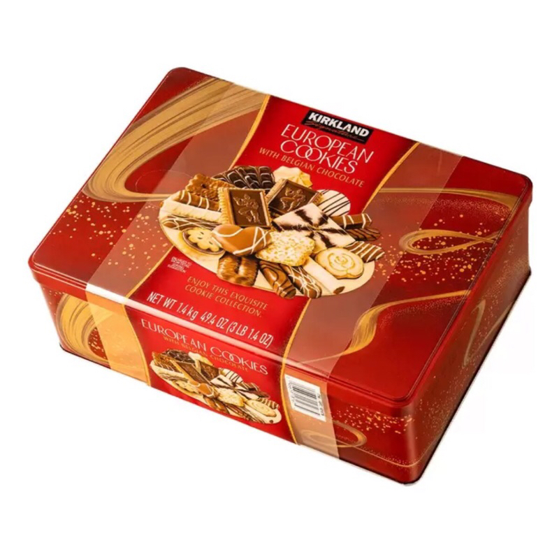 德國 Kirkland Signature 科克蘭 綜合 巧克力 餅乾 禮盒（1400g）15種口味 下午茶點 好市多