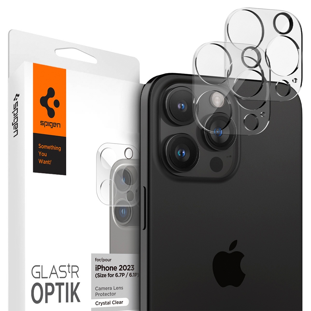 Spigen iPhone 15/14/13/Plus/ Pro/ Pro Max_鏡頭保護貼x2入_官旗店