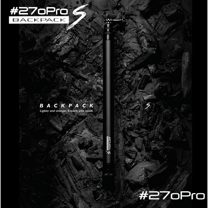 【eYe攝影】現貨 公司貨 270Pro BackPack S 3K 全碳纖維 自拍桿 GoPro 自拍棒 40cm