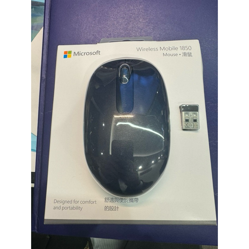微軟Microsoft wireless mobile mouse 1850 全新
