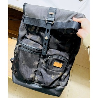 專櫃正品 品相良好 TUMI Alpha Bravo 迷彩 捲口 後背包 電腦包 背包 旅行背包 商務包