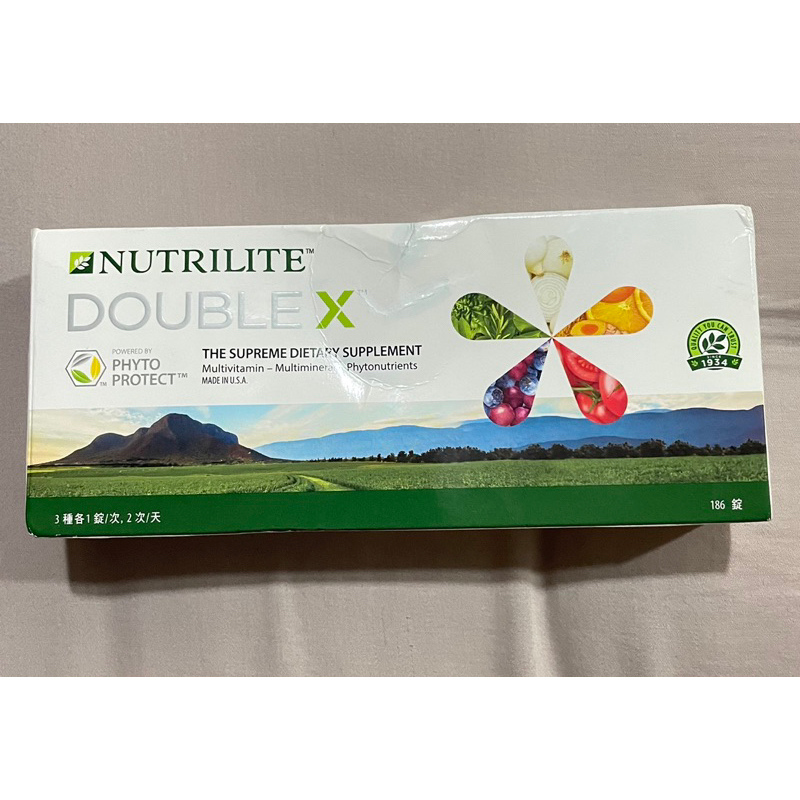 轉賣 安麗 台版 紐崔萊 Amway Nutrilite正品 Double X 蔬果綜合營養片