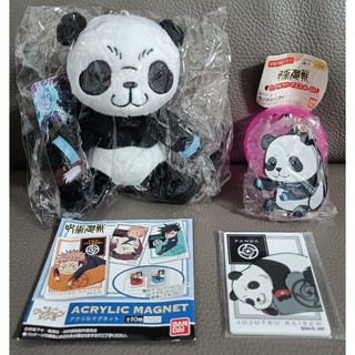 • 降價出清 日本 咒術迴戰 熊貓 Panda 磁鐵 +日本 景品 咒術迴戰 胖達 貓熊 玩偶吊飾 + 日本 貓熊 吊飾