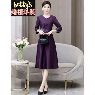 【L-4XL】媽媽禮服 媽媽裝 旗袍改良 媽媽洋裝 媽媽禮服大尺碼 媽媽裝禮服喜宴 媽媽服 婚宴洋裝大尺碼JIU