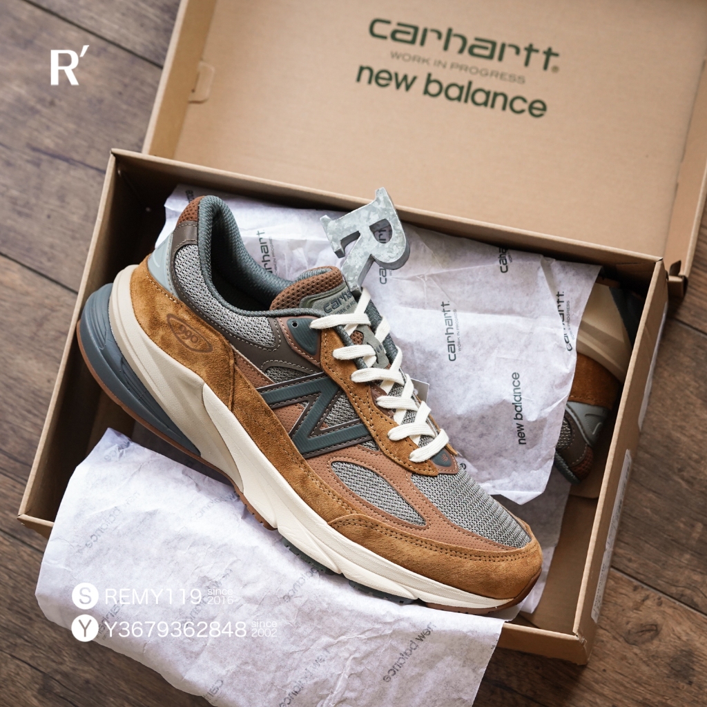 R代購 New Balance 990v6 Carhartt WIP WORKWEAR SEA SALT M990CH6