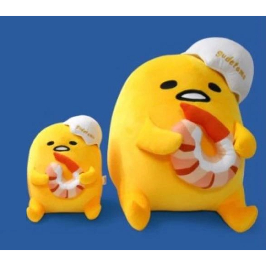 蛋黃哥娃娃~蛋黃哥大玩偶~正版三麗鷗~蛋黃哥抱枕~紙箱蛋黃哥娃娃~超柔蛋黃哥玩偶~超大蛋黃哥娃娃~蛋黃哥大娃娃抱枕 蛋黃