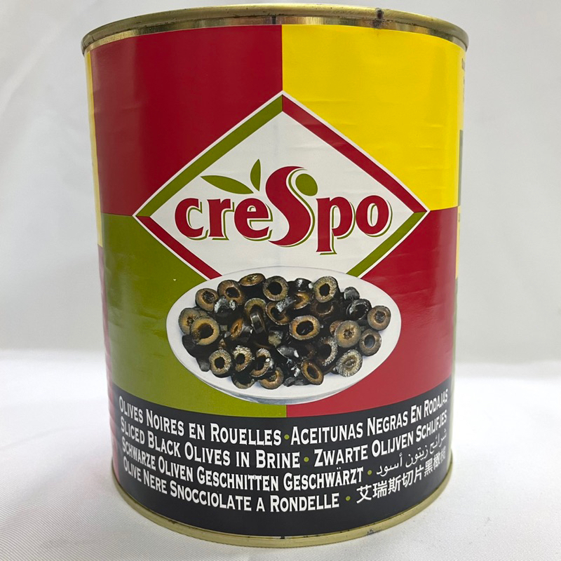 "億明食品" 西班牙🇪🇸 creSpo瑰寶 切片黑橄欖 2.82kg