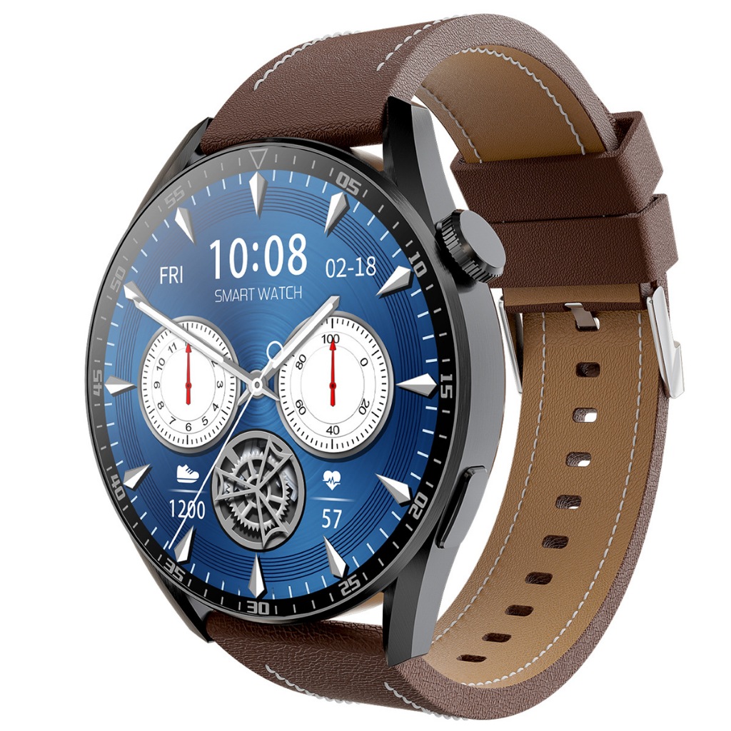 Huawei 保時捷 watch gt3智慧手錶 運動時尚高清大屏  NFC 藍牙通話手環 46MM 華為 皮革錶帶