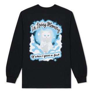 RIPNDIP IN LOVING MEMORY L/S 黑色 長袖T恤 中指猫 台灣總代理-ALL