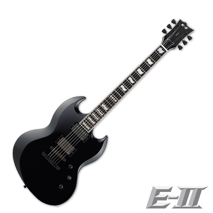 日廠 ESP E-II VIPER Black 主動式 雙雙 電吉他【又昇樂器.音響】