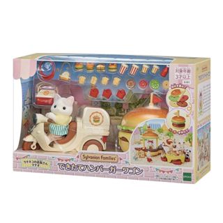正版 Sylvanian Families EPOCH 森林家族 樂園漢堡攤EP15304