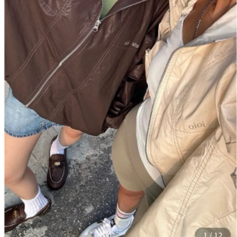 oioi風衣外套 黑色