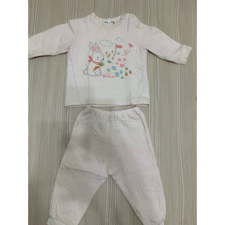 二手-BeBe Amico空氣棉居家服一套12M