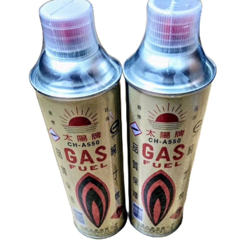 太陽牌瓦斯CHA550 一罐80元 總重400公克 中國石油 純丁烷 各式迷你登山爐 打火機瓦斯 瓦斯補充瓶 瓦斯罐 瓦