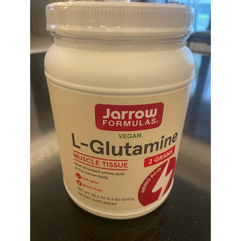 美國杰諾 Jarrow Formulas L-Glutamine L- 穀氨醯胺粉 左旋麩醯胺酸 35.3盎司(1KG)