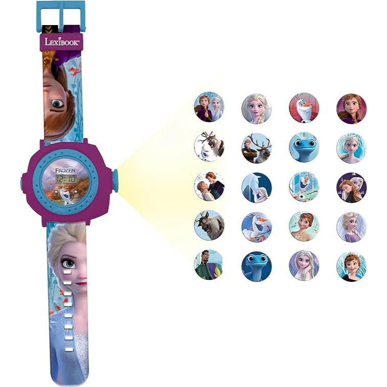 預購❤️正版❤️ 英國專櫃迪士尼冰雪奇緣elsa 艾莎公主 frozen 手錶 電子錶 投影手錶 童錶