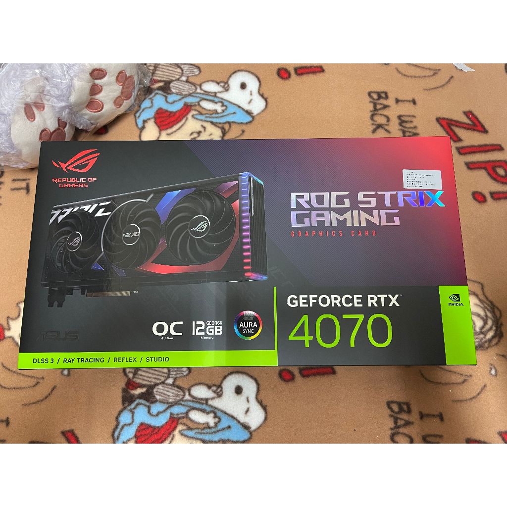 【現貨全新未拆】ROG Strix RTX 4070 12GB GDDR6X OC Edition