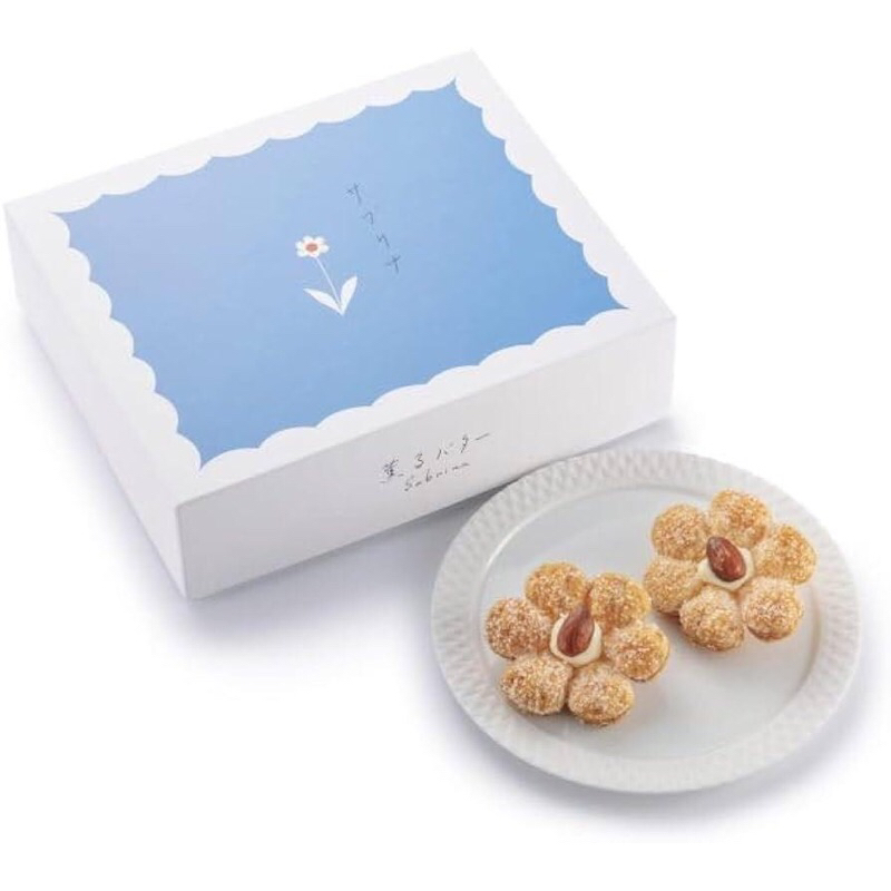 [限量預購] 日本Sabrina杏仁砂糖花朵奶油千層酥餅禮盒6、12入
