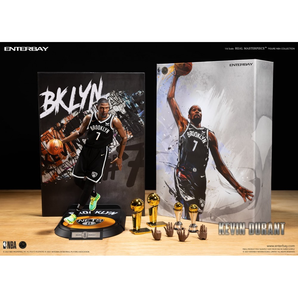 (預購) ENTERBAY: 1/ 6 NBA 籃網隊 Kevin Durant 凱文•杜蘭特