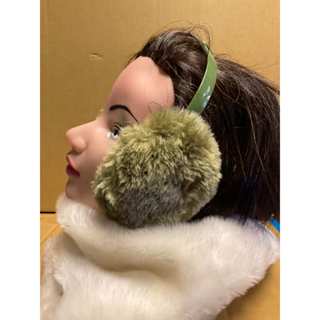雪之旅 保暖耳罩 淺綠色 淺綠色 貼耳好戴 可以調大小鬆緊 3M Thinsulate