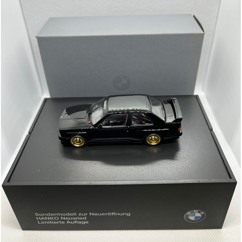 BMW M3 (E30) 絕版HANKO限量1/43金屬模型車