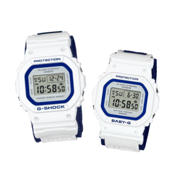 CASIO卡西歐 G-SHOCK &amp;BABY-G 特別版情侶對錶系列 LOV-23A-7