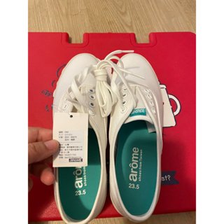 【24H貨快出】arome台灣製造 休閒鞋 小白鞋 尺寸23.5