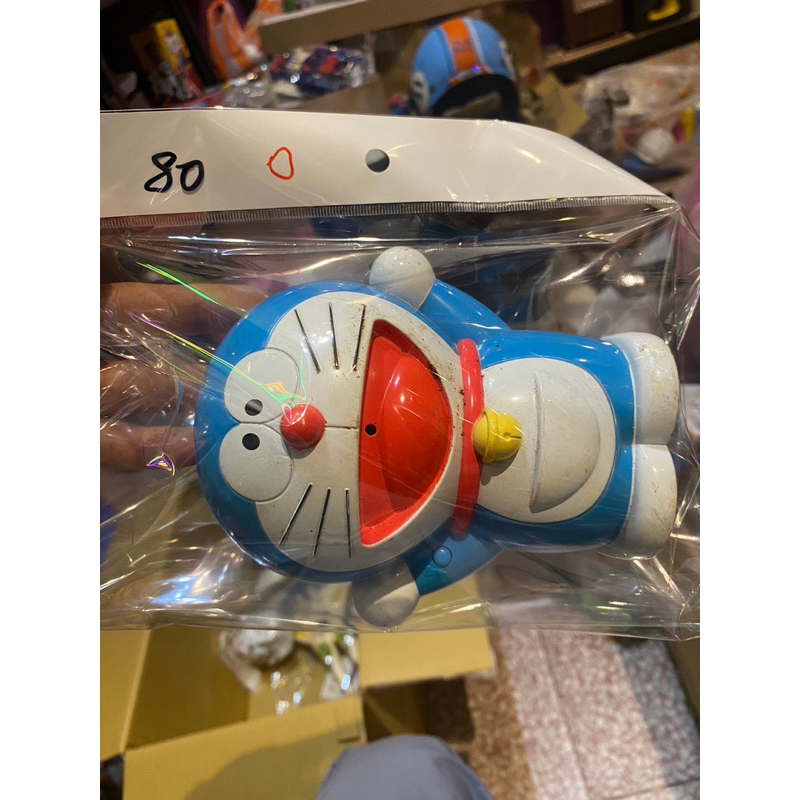 哆啦A夢公仔擺飾品 小叮噹模型 2004哆啦A夢公仔DORAEMON 旋轉生日慶(O)